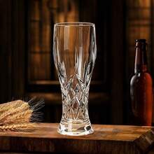 1个创意加厚玻璃雕刻精酿啤酒杯，高端家用大容量饮用玻璃杯套装 - 查看 7