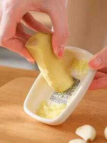 1个手动蒜蓉压榨器，蒜姜研磨器，小巧耐用的厨房工具 - 彩色 - 查看 11