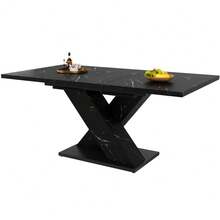 Dining Tables - Black + MDF - View 11