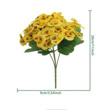 1/3 Bông Hoa Pansy Nhân Tạo Chống Tia UV, Cây Giả Dùng Để Trang Trí Chậu Cây Ngoài Trời, Cửa Trước, Hiên Nhà, Sân Vườn, Cửa Sổ, Nhà Cửa - Nhiều màu - Xem 16