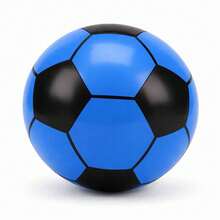 Pelota con Diseño de Fútbol Clásico - Azul - Ver 2