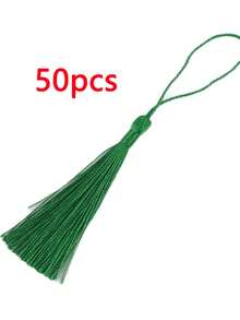 50 chiếc/gói, tua rua 13cm, thích hợp để may phụ kiện rèm cửa, trang trí đám cưới DIY. - 50 tua rua - Xem 13