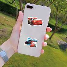 Disney 50 Pcs Car Series Stickers, Cartoon Sticker Decorations, Car Decoration Stickers, Party Small Gifts, Luggage Compartment Decoration Stickers, Skateboard Decoration Stickers, Laptop Decoration Stickers, Helmet Decoration Stickers, Notebook Decoration Stickers, Office Supplies, Birthday Gifts, Friend Gifts, Party Gifts, Festival Gifts. Applicable To Cars, Notebooks, Water Bottles, Laptops, Luggage Compartments, Scrapbooks, Etc. (Random Shipment) - Single Piece - View 6