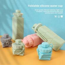 Portable Outdoor Silicone Folding Water Cup - 綠色 - 查看 5
