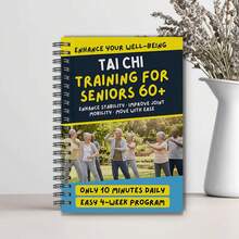 DANPERJI 1 Book Tai Chi Walking Advanced Edition: 28-Day Plan | 10 Minutes Daily Practice, Progressive Illustrated Movements Help Improve Balance And Overcome Fear Of Falling | Spiral Bound, Paperback - A - View 8