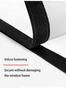 High Quality Anti-Mosquito Window Screen Mesh, Suitable For Doors And Windows, Ventilating And Transparent, Effectively Blocks Mosquitoes, Flies And Other Insects - Black Border and Black Mesh - View 5