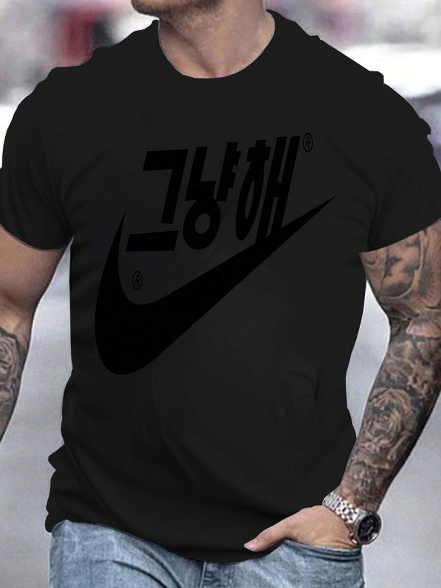 Men T-Shirts - Black - View 1
