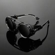 Chống gió, phong cách Steampunk, thích hợp cho leo núi. Lưới tròn. - màu đen - Xem 3