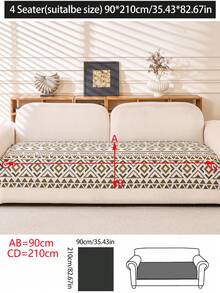 1 chiếc vỏ đệm sofa dùng được cả bốn mùa, kiểu dáng hiện đại tối giản, chống trượt, chống bụi và có thể giặt, mềm mại và không phai màu, thân thiện với thú cưng, phù hợp với phòng ngủ, văn phòng, phòng khách, sofa hình chữ L và sofa 1/2/3/4 chỗ ngồi. - màu nâu - Xem 18
