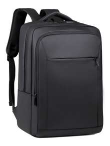 Mochila de viaje, bolsa de equipaje para viajes de negocios para hombres, mochila de viaje de gran capacidad de unicolor casual, mochila para computadora de uso diario, Y2k - Multicolor - Ver 6
