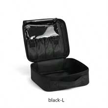 Grande capacité Mallette de maquillage professionnelle, convient pour valise à roulettes, sac à bandoulière/sac à dos multifonctionnel, boîte de rangement pour cosmétiques d'artiste maquilleur, organisateur de soins de beauté et de manucure - Voir 6