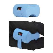 Nova Knee Pillow with Positioning Strap Foam Cushion Leg Pillow with Soft Terry Cloth Removable and Washable Cover Comes in 2 Sizes - Small and Standard - azul claro - Ver 2