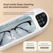 Máy làm sạch mini chuyên dụng cho kính mắt và trang sức - Sạc USB, sử dụng rung động tần số cao để làm sạch 360°, loại bỏ hiệu quả bụi bẩn trên bề mặt. Thích hợp cho đồng hồ và kính mắt. Được trang bị giao diện Type-C, tiện lợi khi sử dụng. - nhiều màu - Xem 4