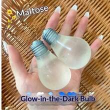 2026 New - 1pc Creative Glow-In-The-Dark Bulb Immersive Stress-Relieving Squeeze Toy - A Glow-In-The-Dark Bulb With Soft Rubber, Maltose Texture, Slow Rebound Relaxation Experience - Perfect Gift For Birthday, Easter, Valentine's Day - Multicolor - View 8