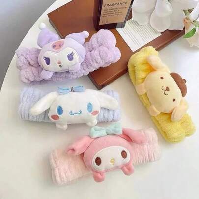SANRIO 可爱旋律娃娃洗脸化妆发带甜美防滑弹力发饰