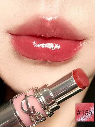 Yves Saint Laurent LOVEShine #154 爱莓色 1.6克/0.05盎司 旅行装 高光泽持久保湿滋养唇彩
