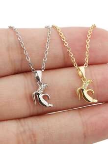 1. 时尚个性的水果香蕉镶嵌锆石吊坠，百搭且适合女性日常佩戴 - 水果吊墜 - 查看 6