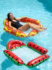 1/2pcs Inflatable Fruit-Shaped Floating Lounger, Adult Summer Pool & Beach Party Accessory, Perfect Summer Gift, Multifunctional Floating Pool Lounge Chair For Adult Vacation Fun And Relaxation, Pool Inflatable, Beach Essentials, Pool Float - Multicolor - View 24
