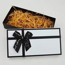 1 Bộ hộp quà Valentine cho nam giới, bao gồm ví, hộp đựng cà vạt, khăn quàng cổ thiết kế độc đáo dành cho Ngày của Mẹ, nước hoa và son môi. - A-trắng - Xem 2