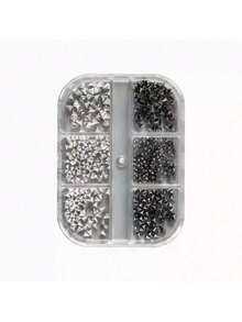 1 Box/2 Boxes Y2K Punk Metal Rivet Nail Charms Cone Mixed Sized Black Silver Gold Nail Art Studs 3D Stylish Alloy Spike Nails Decora Nail Supplies Nails Nail Gems - Nhiều màu - Xem 9