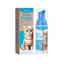 Cat Cleansing Mousse, Gentle & Non-Irritating Pet Cleaning Foam, Mild Care For Cat's Body And Paws Daily - 60ml - View 13