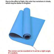 173*61cm EVA Solid Color Yoga Mat, Portable Foldable Pilates Fitness Mat, Home Gym Exercise Equipment - Purple - View 14