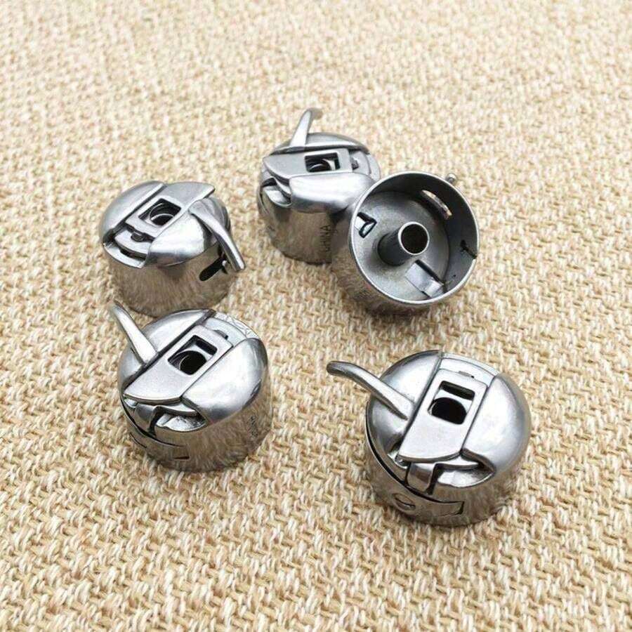 1pc Carbon Steel Sewing Machine Bobbin SBBXValentine's Day Gift For Her - Silver - View 1
