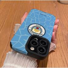 [Expediere în 24h din DE-ES] Apple 17 21 22 23 24 25 26 Galaxy Husă de telefon potrivită pentru iPhone 15Pro 13/12 Fotbal Liga Campionilor Manchester City Icon Husă moale personalizată Apple 15promax Husă de telefon 13pro Stil artistic creativ personalizat 11 - Negru - Vizualizare 4