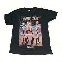 Power Cat Pink T-Shirt With Bold Humor Unisex - Black 13 - View 1