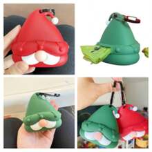 Hộp đựng túi đựng chất thải cho thú cưng bằng silicon, Giá đỡ túi đựng phân bằng silicon dễ thương, Hộp đựng túi phân chó tiện dụng - Nhiều màu - Xem 9