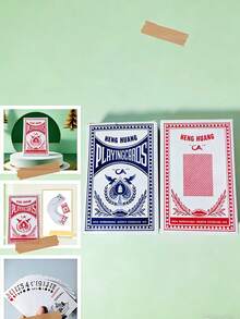 【半包】红蓝经典扑克牌，休闲娱乐派对桌游，多人卡牌游戏，新款经典扑克牌，好友聚会多人桌面游戏，居家休闲娱乐卡牌游戏 - 彩色 - 查看 1