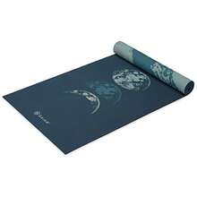 Gaiam Yoga Mat - Premium 6mm Print Reversible Extra Thick Non Slip Exercise and Fitness Mat for All Types of Yoga Pilates and Floor Workouts 68" x 24" x 6mm Thick - Onda lunar - Ver 1