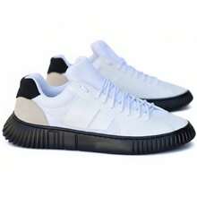 Arpx Men's Sneakers, Riva RJ Crown Casual Lace-Up Sneakers - 白色 - 查看 3