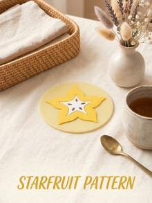 2pcs Set Random Color Cute Fruit Shaped Drink Coasters, Heat-Resistant Flexible Silicone Cup Mats For Coffee Mugs, Anti-Slip Semi-Transparent Table Placemats Bowl Pads, Summer Home Dining Room Decor Kitchen Essentials - 彩色 - 查看 5