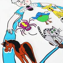 hoojojo 9 piezas Juego de fieltro, Conozco a una anciana que se tragó una mosca, Tablero de cuentos, Ayudas didácticas para la narración de cuentos, Juguetes educativos de tela no tejida para el aula, Útiles escolares para volver a la escuela - Multicolor - Ver 5