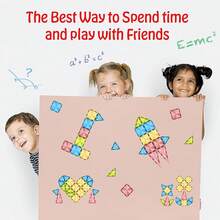PicassoTiles - Magnetic Block Set, Diamond Series, Magnetic Building Blocks, STEM Learning, For Children Ages 3 And Up, PTM100 - 24 Pieces - View 5