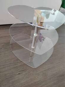 Soporte acrílico transparente redondo para pastel, torre de pastel de boda, estante de exhibición de mesa de postres, soporte de pastel de varios niveles para fiesta de cumpleaños - transparente - Ver 20