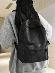 Mẫu balo thời trang tối giản cao cấp mới này phù hợp cho học sinh trung học và phổ thông, với dung tích lớn và thiết kế cao cấp, thời trang. - Nhiều màu - Xem 2