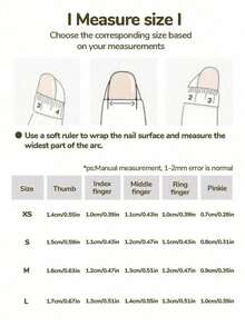 Bộ 10 móng giả đính đá ombre trong suốt thủ công, hình dáng hạnh nhân sang trọng, có thể tái sử dụng, phù hợp cho đi làm và hẹn hò. - Nhiều màu - Xem 7