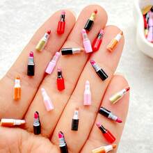 20/50/100pcs Mini Lipstick Resin Flatback Decor - Perfect For Arts, Scrapbooking, DIY Wedding Decorations - Ideal Gift Choice For Valentine's Day, Easter, Mother's Day - Random Colors - Multicolor - View 8