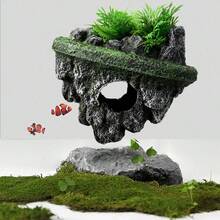 水族箱景观漂浮石装饰，人造装饰漂浮石景观，模拟岩石躲藏洞穴 - A - 查看 7