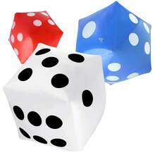30cm Inflatable Dice, Multi-Color, Fun Gift For Students, Outdoor Games - Interesting Shape, Multi-Color Design, Portable Storage, Essential For Family Gatherings, Team Building Activities - Multicolor - View 6