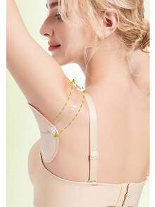 2 cặp miếng lót thấm mồ hôi hình tổ ong, có thể giặt được, thiết kế dây đeo ẩn, phù hợp với trang phục công sở, đồ tập thể dục, váy, vest, bền và có thể tái sử dụng (dành cho cả nam và nữ) - Nhiều màu - Xem 4