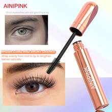 AINIPINK Volumizing Lengthening Mascara - 1pcs & 2pcs  Black, Waterproof Smudge-Proof Long-Lasting Formula, Clump-Free Precision Brush For Bold Lashes, Buildable Volume & Length For Natural To Glam Looks, Cruelty-Free Vegan-Friendly - Black - View 10