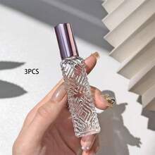 12ml Refillable Perfume Spray Bottle, Travel Size Glass Container With Golden Cap - Multicolor - View 9