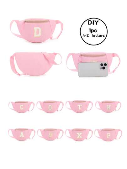 1pc Girls Waist Bag, Fashion Crossbody Waist Bag With Adjustable Strap, Suitable For Daily, Outdoor, Travel, Hiking, Running, Cycling, Portable And Ideal Gift