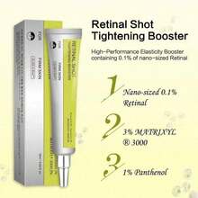 Retinol Serum For Face, Anti-Aging Firming Booster |     0.1% High-Purity Retinal, Hyaluronic Acid & Peptides |     Fades Wrinkles & Fine Lines, Minimizes Enlarged Pores, Improves Skin Texture |     Micro-Particle Deep Absorption, Reduces Irritation |     Boosts Skin Elasticity & Radiance, Hydrating Lifting Serum |     Night Use Skincare, 15ml - 緊緻眼霜 - 查看 3