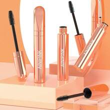 AINIPINK Volumizing Lengthening Mascara - 1pcs & 2pcs  Black, Waterproof Smudge-Proof Long-Lasting Formula, Clump-Free Precision Brush For Bold Lashes, Buildable Volume & Length For Natural To Glam Looks, Cruelty-Free Vegan-Friendly - Black - View 3
