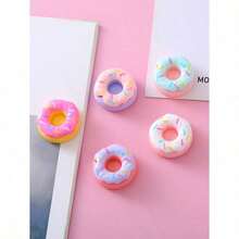 10/20pcs Random Cute Miniature Donut DIY Whipped Cream Decoration Accessories Craft Supplies - Simulation - View 4