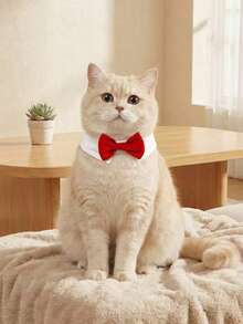 PETSIN 1pcPet Bowtie Necktie Bowknot Wedding Neck Bib False Collar - Multicolor - View 9